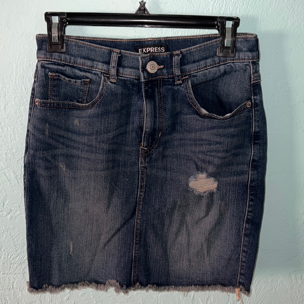 Express, Jean skirt, blue, size 2